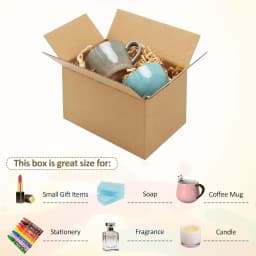 100Pack 6x4x4 Inch Corrugated Shipping Boxes, Small Cardboard Mailers for Packaging, Mailing, Moving, Storage,Small Business Use