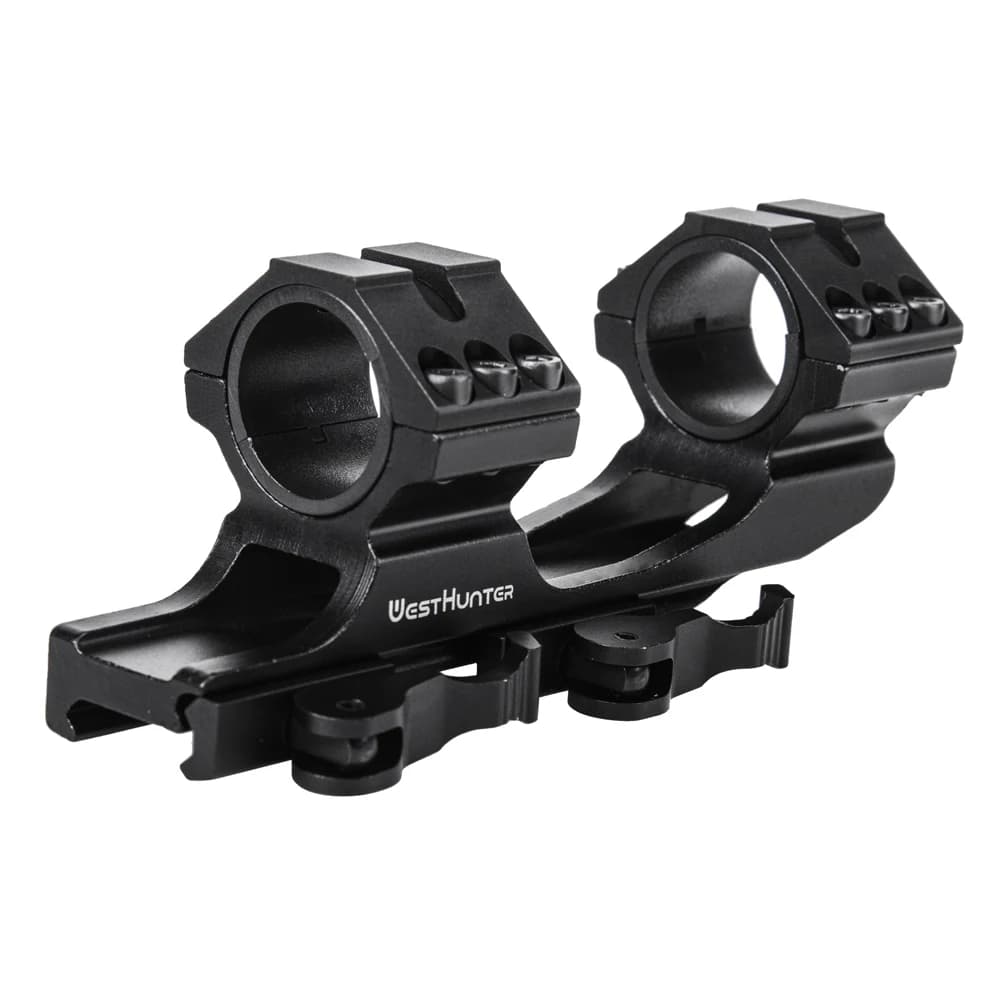 WestHunter Cantilever Picatinny Scope Mount 1"/30mm Tube Quick Release Sights Rings QD 20mm Rail Hunting Scope Accessories