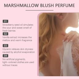 Roxelis Strawberry Candy Sweet Perfume Captivating Charming Long-Lasting Fragrance Dating Multi-Scene Portable Women's Perfume