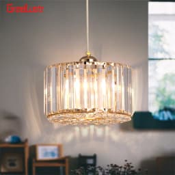 Modern Pendant Light Luxury Chandelier Led Crystal Ceiling Lamp Bedroom Lustre Dining Table Kitchen Island Fixtures Home Decor