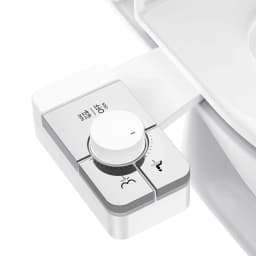 Bidet Attachment for Toilet - Ultra-Slim Self Cleaning Fresh Cold Water Sprayer Bidets for Existing Toilets Seat Baday Beday Badette Bedette with Dual Nozzle for Feminine and Posterior Wash