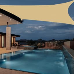 4x6m Rectangle Sun Shade Sail, Outdoor Patio Sunshade Sail, Sun Shade Sail For Backyard, Garden, Porch