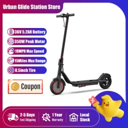 Electric Scooter for Kids,8.5inch Solid Tires,350W Motor,16mph Max Speed,up to 15miles Max Range,Dual Braking System,265lbs Load Capacity,Foldable, Lightweight & Portable