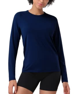 Pioneer Camp Hiking Long Sleeve T-shirt Rash Guard for Women Sun Shirts UPF 50+ SPF UV Protection Workout Tops Running Quick Dry