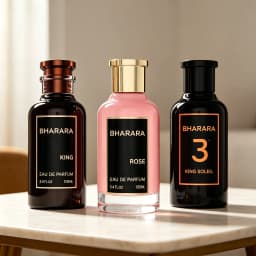 Bharara Unisex Eau De Parfum 3.4 Fl Oz 100ml - 5 Scents Long Lasting Fragrance Suitable for Various Occasions
