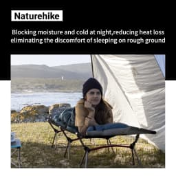 Naturehike Folding Camping Cot Height Adjustable Ultralight Backpacking Cot Portable Outdoor Travel Camping Bed Tent Bed