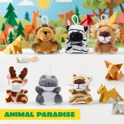 24 Pcs Small Stuffed Animals 3“ Kids Party Favors Bulk Safari Animals Plush Toys Party Stuffers Birthday Favors Classroom Prize