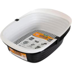 Large Sifting Litter Box, Scoop Tray with Microban, No-Mess Odor Control Easy Clean, Anti-Bacterial Multi-House