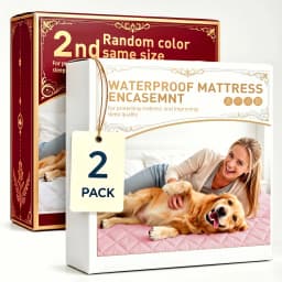 2Pcs,Buy One Selected Color Get One Random Free Quilted Waterproof Mattress Cover, Comfortable Stain & Wrinkle Resistant