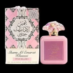 ARD AL ZAAFARAN Pink Blush Eau De Parfum 100ML With Original Gift Box Long Lasting Soft Sweet Floral Vanilla Musk Fragrance Women Perfume Matte Pink Square Bottle Crystal Petal Cap Romantic Scent Wedding Anniversary Gift for Ladies