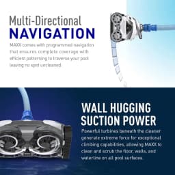 Polaris MAXX Premium Suction-Side Automatic Pool Cleaner for All In-Ground Pool Surfaces, Smart Navigation, Energy Efficient