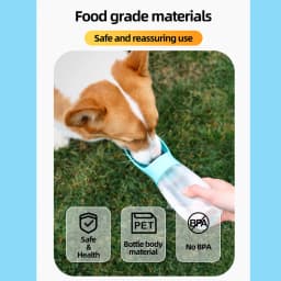 500ml Big Dog Water Bottle Portable Drinking Bowl For Small Medium Dogs Cat Travel Hiking Puppy Pet Water Dispenser Cup Labrodor