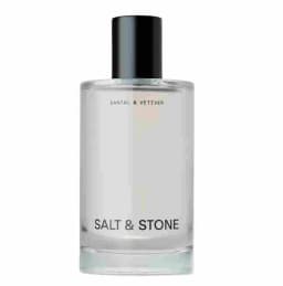 Salt & Stone Sandalwood & Vetiver Men's & Women's Perfume Glycerin & Red Algae Moisturizing Fragrance | Vegan, Non-Irritating 100ml