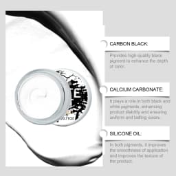 Eelhope Halloween Black White Body Paint Professional Face Body Art Makeup Smudge Proof Waterproof Body Paint for Costume Party
