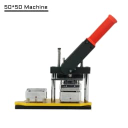 2026 Best Fridge Magnet Button Making Machine, 50*50mm Square Magnet Maker (Machine+Cutter+100 Magnets)