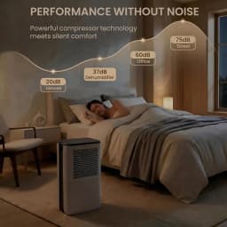 AIRPLUS 4500 Sq. Ft Dehumidifiers for Home, 70 Pints Dehumidifier for Basement with Drain Hose, Continuous Drainage, Intelligent Humidistat, Dehumidifier for Bathroom, Bedroom, Large Room