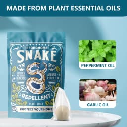 Snake Repellent for Yard, Snake Away Repellent for Outdoors, Pet Safe Snakes Repellent, Garden Snake Deterrent, Keep Snakes Out of Backyard, Garage, House-20 Balls