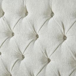 Queen Size Platform Bed Frame, Chenille Upholstered Sleigh Bed with Scroll Wingback Headboard & Footboard/Button, Customized