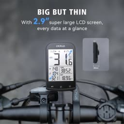 CYCPLUS M1+Z1 Cycling GPS Wireless Bike Computer With BLE 5.0/ANT+ with 2.9" LCD Screen Auto Backlight IPX6 Waterproof