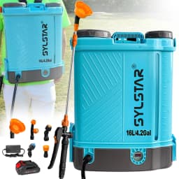 Battery Powered Backpack Sprayer 4 Gallon,100 PSI Electric Garden Sprayer Works with Makita 18V 2.6 Ah Battery,Charger Included
