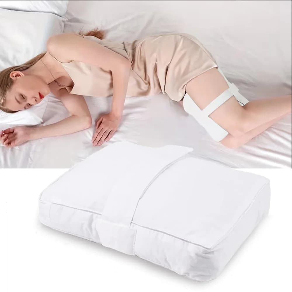 Memory Foam Single Leg Pillow, Knee Pillow For Side Sleepers, With Adjustable Straps, Leg Cushion Pad Suitable For Side Sleeping