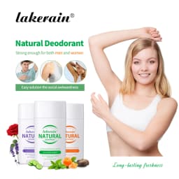 Natural Deodorant Keep Armpits Fresh Long Lasting Odor Protection Antiperspirant Natural Plant Formula Creamy Texture Deodorant