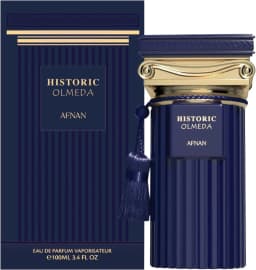 Afnan Historic Olmeda Eau De Parfum Spray for Men, Pink Pepper, Cedar, Patchouli, 3.4 Oz - Making Ldeal for the Discerning Gentleman.
