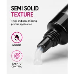 3g Semi-Solid Press On Nail Glue, No UV Lamp Low Whitening Nail Patch Adhesive