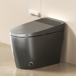 Unique Smart Toile, One Piece Toilet with Bidet Built In,Intelligent Toilet Auto Open/Close Seat. Bidet toilet with Dryer and Warm Water.Gray