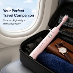 Electric Toothbrush 38000 VPM 5 Cleaning Modes Rechargeable with 11 Replacement Heads 2 Min Smart Timer Waterproof Adult Oral Care