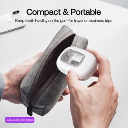 Toothbrush Cleaner, USB Rechargeable Holder Box, universal Electric and Manual Toothbrush, Portable and lightweight Travel Essential, Bathroom Camping Home Daily Cleaning Protection, Ideal Gift for Christmas, Thanksgiving, Halloween.