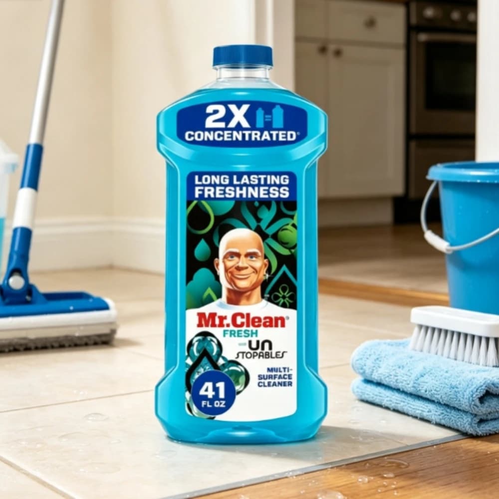 41 FL oz 2X Concentrated All Purpose Cleaner Long Lasting Fresh Scent Multi Surface Household Degreasing Cleaner