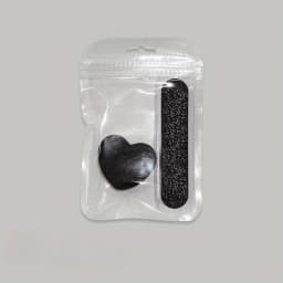 Glitter Nail Care Set - Nail Files, Buffing Crystal Stick, Heart-Shaped Sponge Blocks for Manicure and Pedicure
