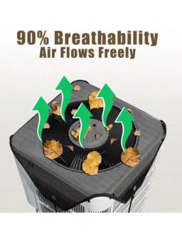 (32' X 32') Universal Outdoor Air Conditioner Cover 32x32 Inch - Your AC Unit Width Is 32 Inch'(Or Smaller)All-Season Waterproof