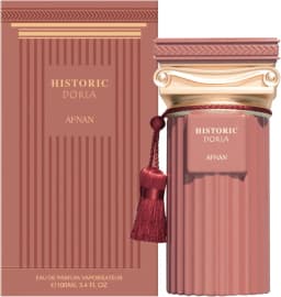 Afnan Historic Doria Eau De Parfum 100ml 3.4oz, Musk Floral Unisex Perfume, Long Lasting Women Fragrance, Elegant Gift for Her