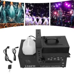 3-in-1 LED Snowflake Machine, Remote Control DMX Snow Machine, LED Snow Maker Machine