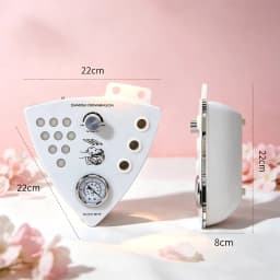 3 in 1 Professional Facial Skin Care Beauty Device with Diamond Microdermabrasion, Vacuum Spray, and Hydration Function, 65-68cmHg Vacuum Pressure for Facial Exfoliation, Peeling, Blackhead Removal, and Skin Hydration, Ideal for Salon and Home Use