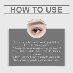 Black Mascara Volumizing Long Lasting Smudge Proof Waterproof Mascara Natural Curl Eyelash Lengthening Intense Black Eye Lash Makeup Daily Beauty Tool Cosmetic For All Day Wear