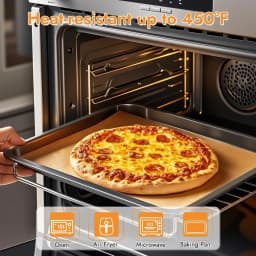 100 Pcs Parchment Paper Baking Sheets, Non-Stick Precut Baking Parchment Unbleached Baking Paper for Baking Grilling Air Fryer Steaming Bread Cup Cake Cookie