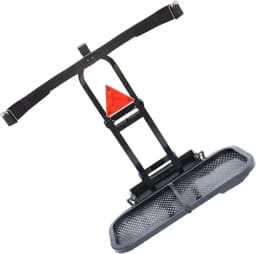 AP01 Universal Foldable Golf Cart Rear Seat Bag Holder for EZGO Club Car Yamaha - for Safety Grip Bar Maximum 8'' Wide