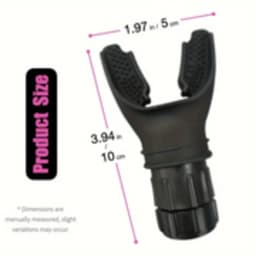 Adjustable Lung Breathing Trainer Portable Respiratory Exerciser Silicone Mouthpiece Fitness Lung Capacity Training Device for Running Yoga Workout Sports Recovery