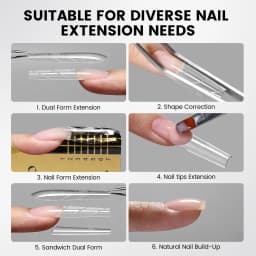 YOKEFELLOW PUREFORM Poly Gel Nai Polish Tpo&Hema Free Pink Red Extension Gel Large Capacity 50g Hard Gel for Starter Nail Art DIY