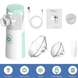 Portable Nebulizer with Delicate, Efficient Atomization - Comfortable to Use, Featuring a High-Value Refined Design, Reusable, and Complete with Multiple Components, Nebulizer for Asthma, Nebulizer Machine for, Portable Nebulizer, Nebulizer for