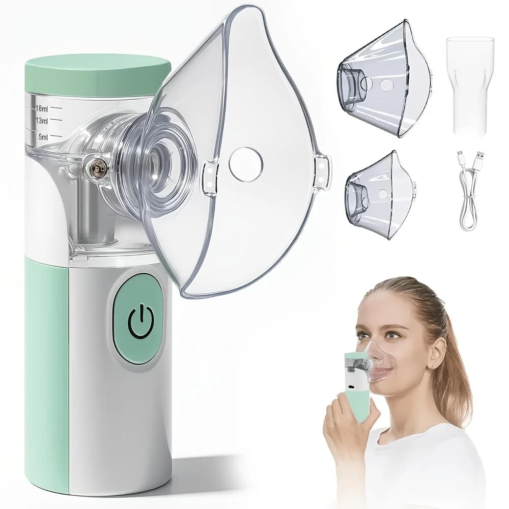 Portable Nebulizer with Delicate, Efficient Atomization - Comfortable to Use, Featuring a High-Value Refined Design, Reusable, and Complete with Multiple Components, Nebulizer for Asthma, Nebulizer Machine for, Portable Nebulizer, Nebulizer for
