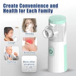 Portable Nebulizer with Delicate, Efficient Atomization - Comfortable to Use, Featuring a High-Value Refined Design, Reusable, and Complete with Multiple Components, Nebulizer for Asthma, Nebulizer Machine for, Portable Nebulizer, Nebulizer for