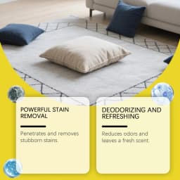 Carpet Cleaner, Specially Formulated for Carpet Stain Removal, Mild Daily Care for Carpets, Suitable for Various Materials