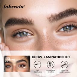 Brow Lamination Kit Semi-Permanent Brow Lift Eyebrow Perm Set Professional With Cling Film Keratin Nutrition Perming Lotion DIY Eyebrow Styling For Home Salon Use