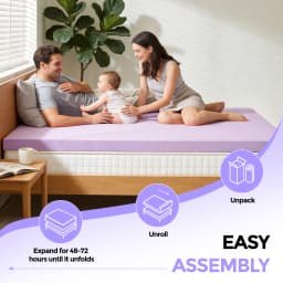 MCQ 1.5 Inch Memory Foam Mattress Topper Full Size Gel Breathable Cooling Mattress Soft Bed Topper For Home Bedroom Furniture 