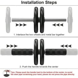 Abdominal Wheel, Ab Roller For Abdominal Exercise Machine, Abs Workout Equipment, Core Strengthening Trainer Fitness Belly
