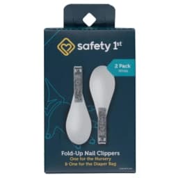 Fold-Up Baby Nail Clippers, 2 Pack, Safe Gentle Nail Care for Newborns, Infants and Toddlers